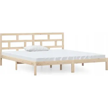 Postel Rám postele z borovicového dřeva 195,5 x 146 x 100 cm, neošetřený