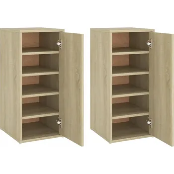 Botník Botník s 5 policemi, dub sonoma, 32 x 35 x 70 cm