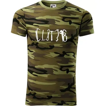 Pánské tričko Climb equipment - Army CAMOUFLAGE - S ( Zelený maskáč )