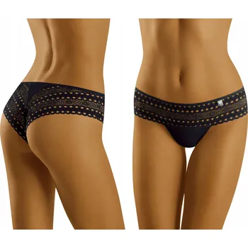 Kalhotky Wol-Bar Diamond 3519 černý L Kalhotky brazilské kalhotky