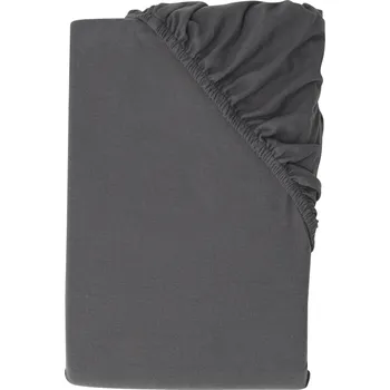 Prostěradlo LIVARNO® Napínací prostěradlo z jemného flanelu, 140-160 x 200 cm (šedá)