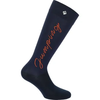 EQUITHÈME Podkolenky Jumping Equithème, pár, navy/orange 37-39