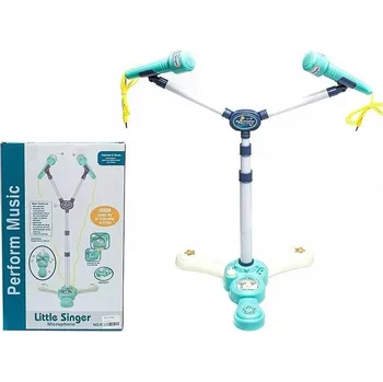 Hudební nástroj pro děti Karaoke mikrofon modrý 544680