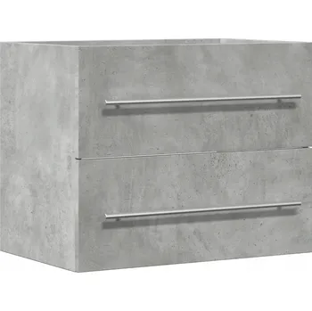 Koupelnový nábytek Závěsná koupelnová skříňka, šedá betonu, 60x38,5x48 cm