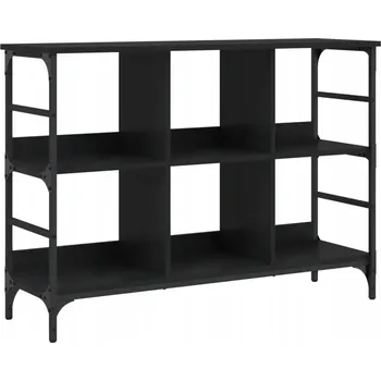 Komoda Klasická černá skříňka z dřevotřísky 102x32x73,5 cm