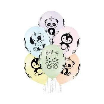 BALÓNKY JEDNOROŽCI zvířátka 30 cm barevné 6 kusů