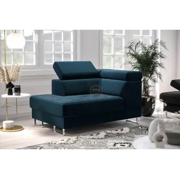 Křeslo Nábytek PEGAS s.r.o. Křeslo lenoška GALAXY - modrá , levá