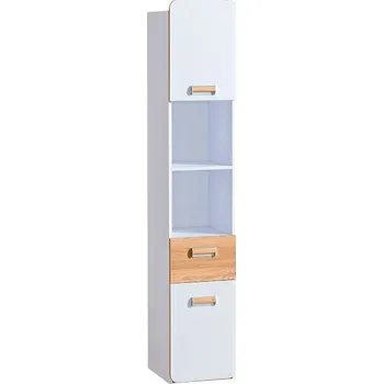 Knihovna Systém "LORENTO" L3 (Regál 2D S) - Barva: dub nash