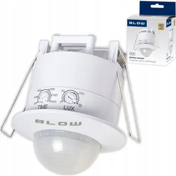 Pohybové čidlo STROPNÍ PIR ČIDLO POHYBU 360 STUPŇŮ PRO OSVĚTLENÍ, NASTAVITELNÉ, 1200W