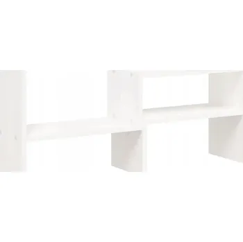 Podstavec pod monitor Podstavec pod monitor z masivního borovicového dřeva, nastavitelný, bílý, 39-72x1