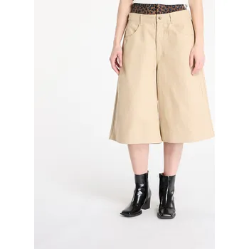 Dámské kraťasy Šortky adidas Firebird Utility Jorts Stone Khaki/ Signal Green S/34