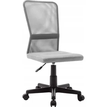 Kancelářská otočná židle se síťovinou, šedá, 44x52x90-100 cm
