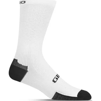 GIRO Cyklistické ponožky klasické - HRC TEAM - bílá/černá