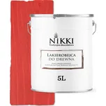 LAKYROBENC NA DŘEVO 3V1 EXTRA LAZURA ČERVENÁ SATÉN 5L OCHRANNÁ