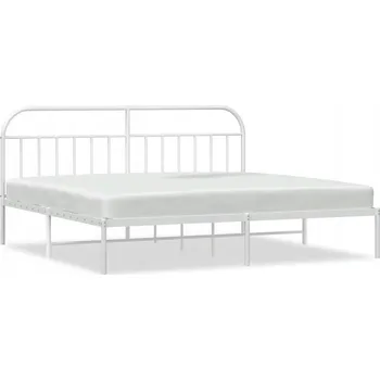 Postel Kovová postel G03V 200x200 bílá