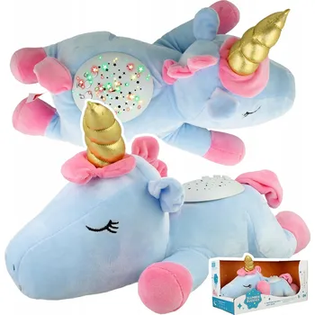 plyšák Medvídek Jednorožec Uspávač Projektor Noční Oblohy Hrací Skříňka Ukolébavky Šum Plyšák