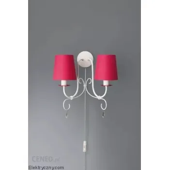 Nástěnné svítidlo Dětská nástěnná lampa dvojitá růžová MASSIVE KINKIET PRINCESS