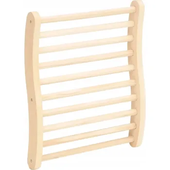 Ergonomická Dřevěná Opěrka do Sauny z Masivního Borovicového Dřeva 50x40x7,5