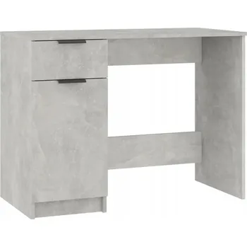 Psací stůl Psací stůl z dřevotřísky, zásuvky, šedá betonu, 100x50x75 cm