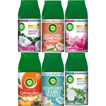 Osvěžovač vzduchu AIR WICK NÁPLNĚ DO OSVĚŽOVAČE VZDUCHU SADA MIX 6 KUSŮ NÁPLŇ 250ML