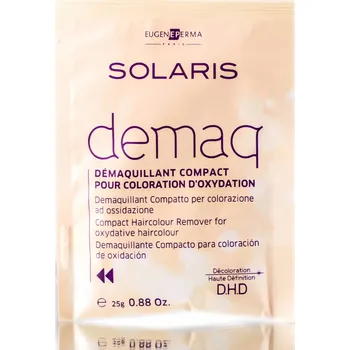 Odstraňovač barvy na vlasy Eugene Perma Solaris Demaq Compact Color Remover Odstraňovač Barvy na Vlasy 25g