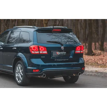 Auto-moto Maxton Design prodloužení spoileru pro Fiat Freemont, černý lesklý plast ABS