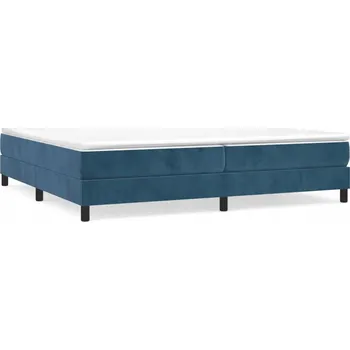 Postel Dřevěná dvoulůžková postel G02V 200x200 modrá