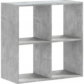 Knihovna Regál G09V 9 x 9 x 9 cm, odstíny šedé