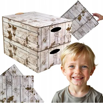 Úložný box 2x ZÁSOBNÍK KRABIČKA ORGANIZÉR S VÍKEM ÚLOŽNÝ BOX UZAVÍRATELNÝ