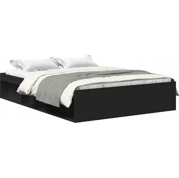 Postel Postel s dekorem dřeva G02V 200x200 černá