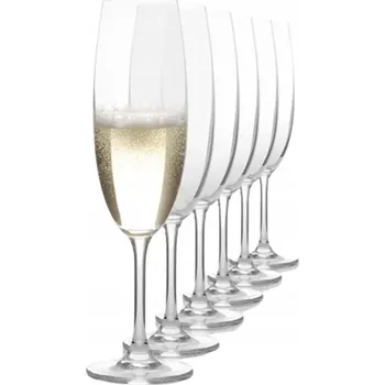 Sklenice Skleničky na šampaňské SIA HOME Luma čiré 220ml 6 ks