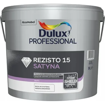barva na zeď Dulux 9l Saténově bílá latexová Barva