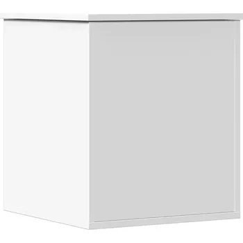 Úložný box Multifunkční úložný box s plynovým pístem, bílý, 40x42x46 cm