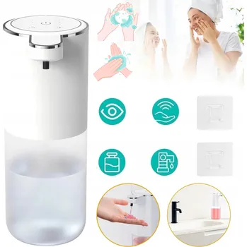 Dávkovač mýdla Bezkontaktní automatický dávkovač mýdla tvořící pěnu, s akumulátor a nabíjením přes USB-C