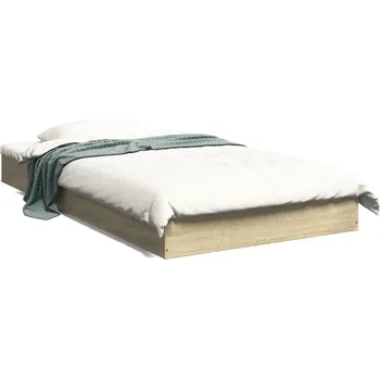 Postel Dvojlůžková postel G02V 100x200 dekor dřeva dub sonoma