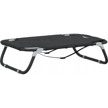 Pelíšek pro psa Pelíšek pro psa z Oxford tkaniny s ocelovým rámem, 70x46x18 cm, antracitový