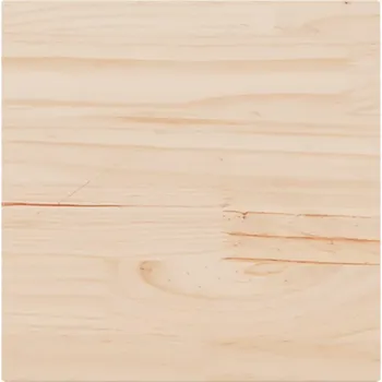 Konferenční stolek Stolová deska z masivního borovicového dřeva, 50 x 50 x 1,7 cm, přírodní barva