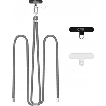 Pouzdro na mobilní telefon Šňůrka na telefon plast šedá