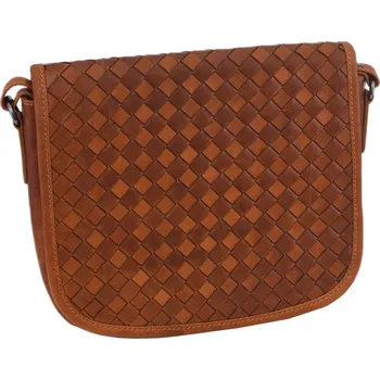 Kabelka Mercucio Dámská kožená crossbody kabelka hořčičná 390112