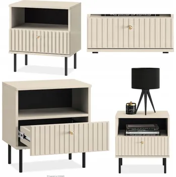 Noční stolek NOČNÍ STOLEK S ZÁSUVKOU 53x50 DO LOŽNICE OBÝVACÍHO POKOJE DROMA KONSIMO