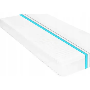 Matrace Matrace 7zónová, PU pěna, bílá, 160x200x16 cm, zip, potah z pol