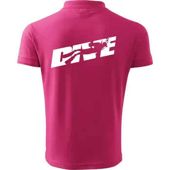 Pánská košile Dive potápěč - Polokošile pánská Pique Polo 203 - 5XL ( Purpurová )