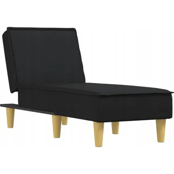 Pohovka Rozkládací multifunkční Lenoška, černý, 55x140x70 cm