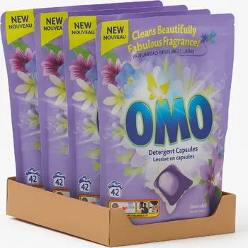 Tableta na praní Omo Kapsle na praní Universal s vůní levandule 4x42 ks - VÝHODNÉ BALENÍ - originál z Německa