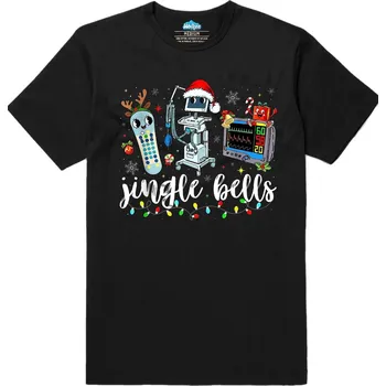 Pánské tričko Pánské tričko Vánoční Pohotovost Jingle Bells (Velikost: M, Barva: Černá)