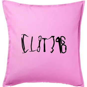 Polštář Climb equipment - Polštář 50x50 - 50x50 - Pouze potah ( Růžová )