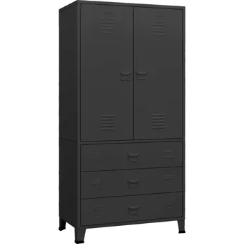 Šatní skříň Skříň G03V 3 x 3 x 3 cm černá