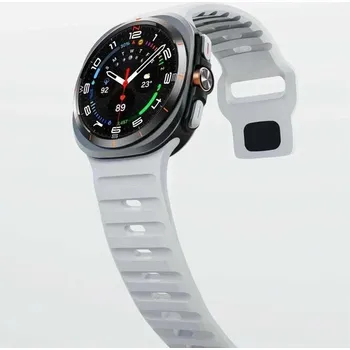Pouzdro na mobilní telefon Řemínek řemínek silikonový gumový pro Samsung Galaxy Watch Ultra 47mm