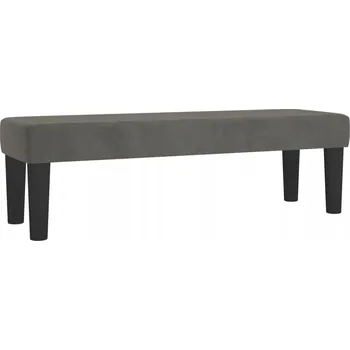 Zahradní lavice Multifunkční lavice z aksamitu, tmavě šedá, 100x30x30 cm