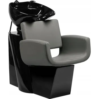 Kadeřnické křeslo Gabbiano kadeřnická mycí stanice Mataro Šedá